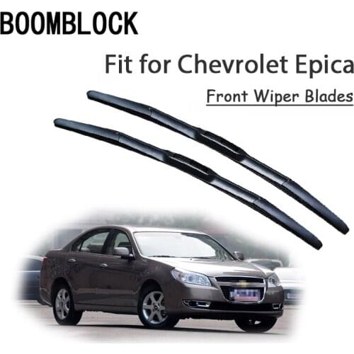 BOOMBLOCK 2PCS High Quality Front Windshield Wiper Blades For Chevrolet Epica 2011 2010-2006 Accessories