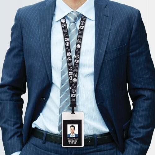 Custom Printed Id card Holder lanyards for office stuff, school id card lanyards, group lanyards full color name, logo lanyards