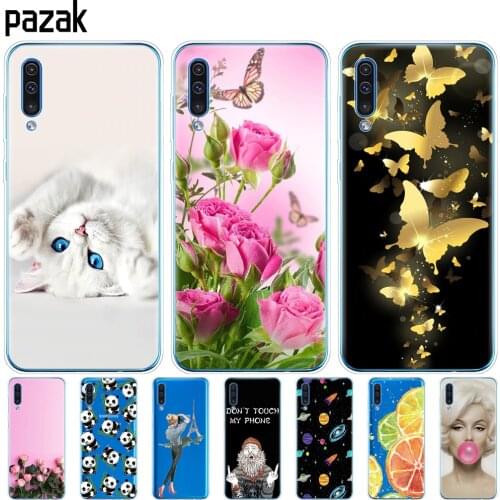 Silicon Case For Samsung Galaxy A50S Case Transparent Soft TPU Back phone Cover For Samsung A50S Full protection Coque bumper