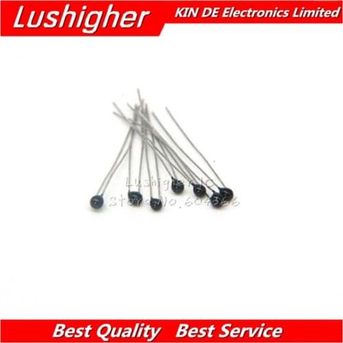 10pcs NTC MF52-103 3435 Thermistor 10K Ohm 3435K 1% NTC MF52-103/3435