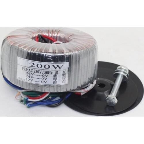 200W Pure Copper Enameled Wired Transformer Preamp Amplifier Toroidal Transformer