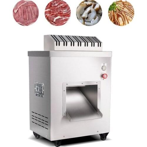 2200W Large Automatic Meat Cutting Machine Fast Meat Slicer Electric Commercial Stainless Steel Vegetable Cutter Machine