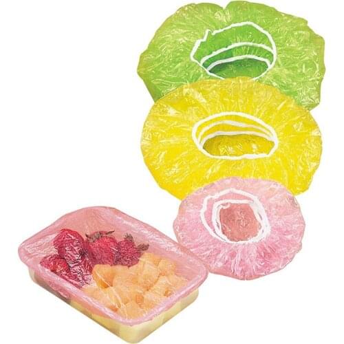 24pcs Elastic Food Covers Lids For Fruit Vegetables Bowls Cups Refrigerator Food Fresh Cover Set Home Kitchen Bowl Cover Lid