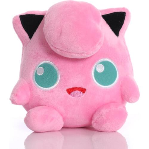 5pcs/lot 17cm Jigglypuff Plush Doll Toys kawaii Animals Jigglypuff Pendant Soft Stuffed Toys Doll for Children Kids Gifts