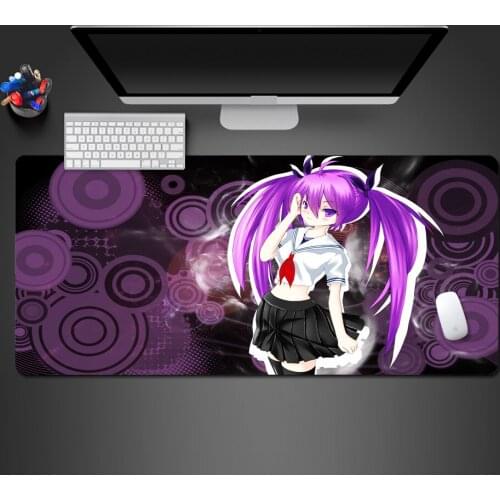 Big XL Super Cute Girl Anime Mouse Pad High Quality Best-selling Rubber Sexy Girl Non-slip Edge Lock Game Player Keyboard Pads