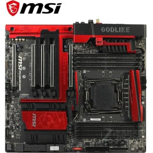 For MSI X99A Godlike Gaming Motherboard LGA 2011 V3 DDR4 For Intel X99A X99M Desktop Mainboard SATA III PCI-E X16 Used