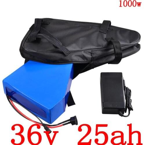 36V electric scooter battery 36V 25AH lithium ion battery 36V 25AH electric bicycle battery for 36V 350W 500W 1000W ebike motor
