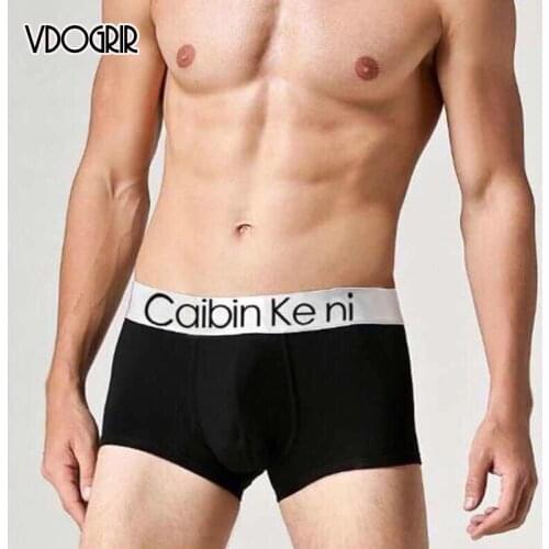 VDOGRIR Men Panties Underwear Shorts Boxer Cotton Letter Boxers Home Panty Mens Cotton Underpants Boxer Underwear Wholesale