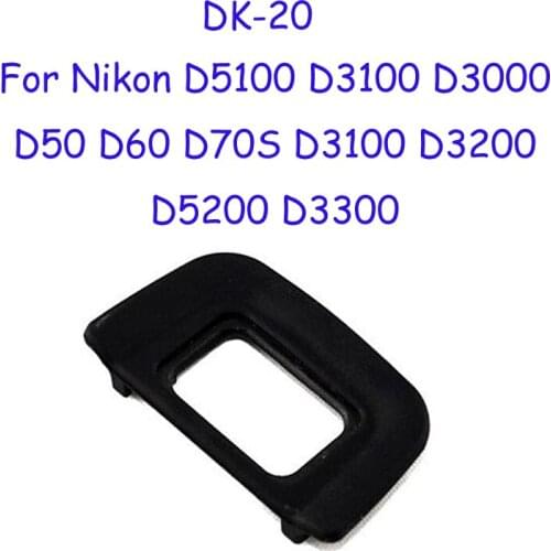 10pcs DK-20 Rubber Eye Cup Eyepiece Eyecup For Nikon D5100 D3100 D3000 D50 D60 D70S D3100 D3200 D5200 D3300