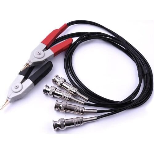 Brand New A Set 60-70CM LCR Meter Test Leads LCR Test Clip Terminal Test Line with With 4 BNC Port/Wire Cable