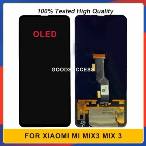 NEW OLED For Xiaomi Mi Mix3 MIX 3 LCD Display Touch Screen Glass Panel Digitizer Assembly Free Tools