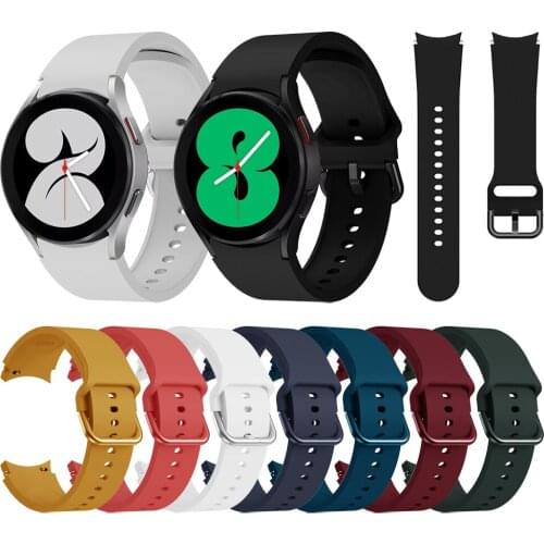 Original style Strap For Samsung Galaxy Watch4 classic 46mm 42mm/Watch 4 44mm 40mm Sports Silicone Band Replacement Wristband