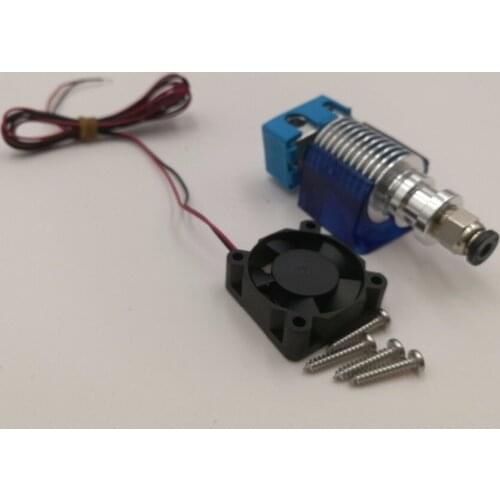 RepRap Champion Metal J-Head V6 Hot End for RepRap 3D Printer 1.75mm Filament Bowden Extruder 0.4mm Nozzle Kossel Mini Prusa i3