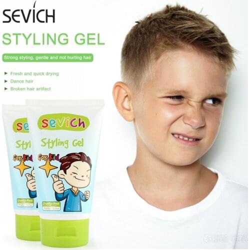 Sevich Natural Plant extraction Hair Gel for Kid Hair Styling 125ml Refreshing Moisturizing Gel Texture Kids Hair Styling Gel
