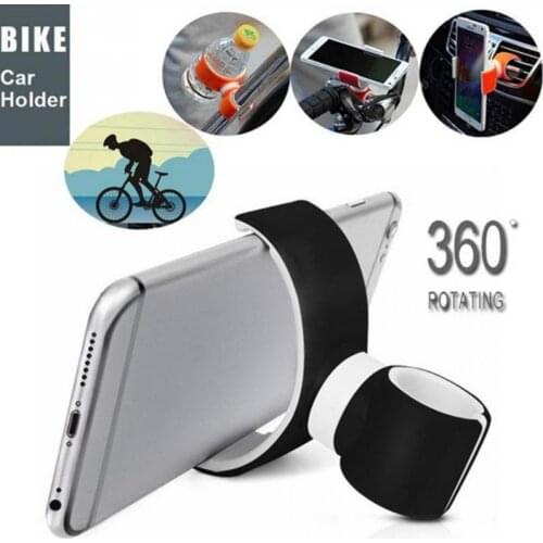 Universal Air Vent Mount Car Holder Stand 360 Rotating Bike Bicycle Cell Phone Holder For iPhone FOR Samsung FOR Xiaomi