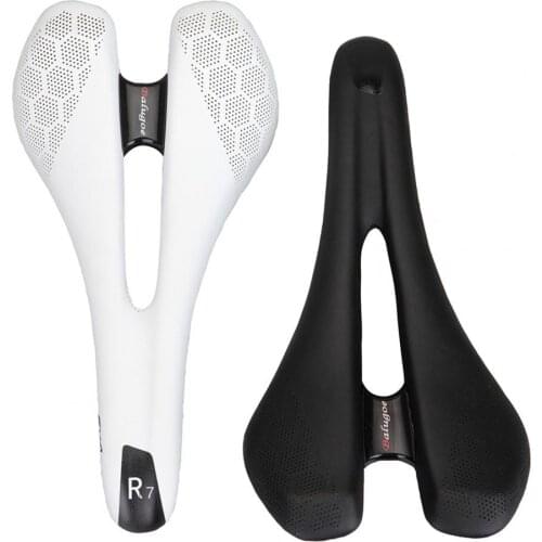 Bike Saddle High Strength Hollow Comfortable Bicycle Seat Wear-resistant Bike Cushion Ergonomic Design Bicycle Saddle for MTB