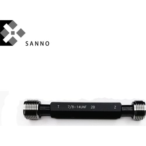 High quality 1/4-20UNC 1/4-28UNF-2B / 3B American system thread plug gauge go-no go fixed gauges