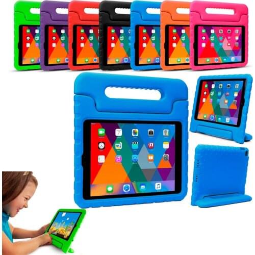 Tough Kids Children Shockproof Heavy Duty EVA Foam Handle Tablet Case Cover For Apple ipad 9.7" 2017/2018 Air/5 Air2/6