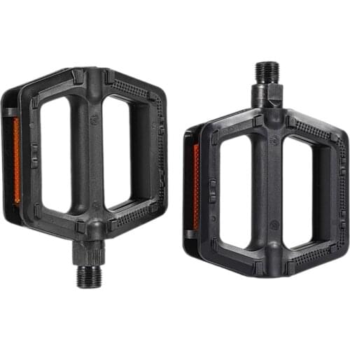 1Pair Anti-Slip Warning Reflective Pedals Bike Bicycle Pedal Mountain Bike Widened Pedal Safety Pedals Outdoor Sport