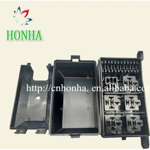 1 PCS free shippingAuto Fuse Box 6 Relay Holder 5 Road The Nacelle Insurance Car Insurance Fuse Holder Box For Car Vehicle Circ