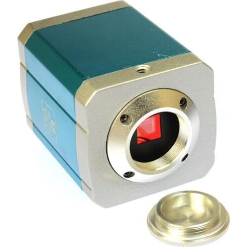 1080P VGA Full HD Industrial Microscope Camera SD Video Recorder + 100X Zoom C-MOUNT Lens