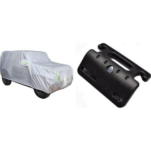 2 Pcs Car Accessories: 1 Pcs Car Cover Outdoor Rainproof Dustproof Sun UV Protection Cover & 1 Pcs Car Seat Back Hook