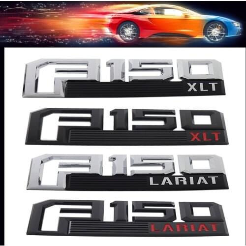 3D Premium for F-150 F150 XLT LARIAT King Ranch car Fender trunk Rear Bonnet Nameplate Decal Emblem Badge Sticker