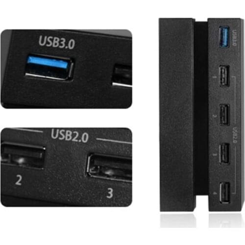 5 Ports USB 3.0 2.0 Hub Extension High Speed Adapter for Sony Playstation 4 PS4 Dropship