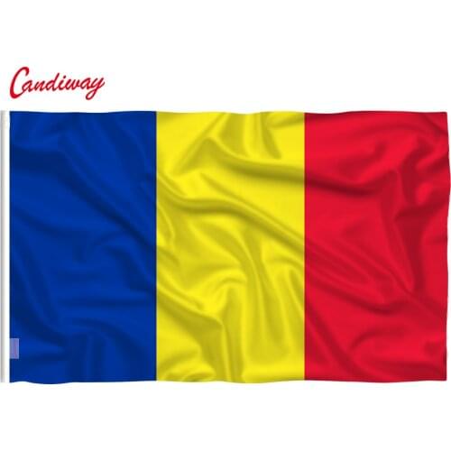 90 x 150cm Romania Flag Europe National Flag All Over The World hot sell goods Banner brass metal holes NN056