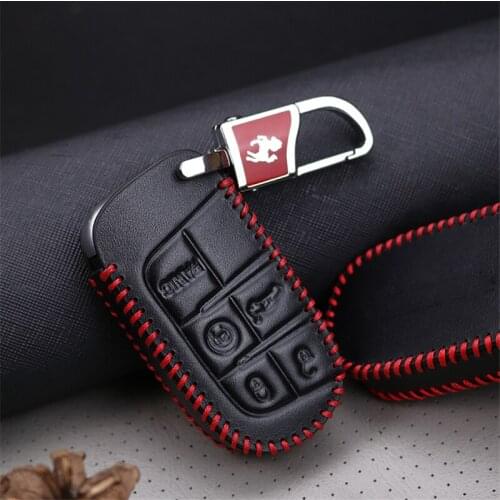 Car Keychain Keyrings Key Bags Covers Case For Dodge Journey Charger Jeep Renegade Grand Cherokee For Chrysler Fiat Punto Bravo