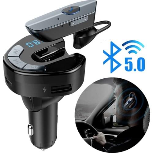 Car MP3 Player Bluetooth FM Modulator Audio Player Wireless Headset Handfree Modulator Music Player USB Charger
