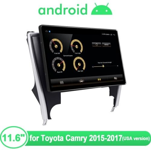 11.6 Inch Car Radio Android 10 Central Multimedia Player Car Stereo Auto Tape Recorder For Toyota Camry 2015-2017 Plug And Play