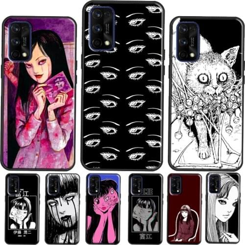 Junji Ito Tomie Cover For OnePlus 9 Pro 7 8 Nord 9R 7T 8T Phone Case For Realme 6 7 8 Pro Q3 GT Neo C3 C21