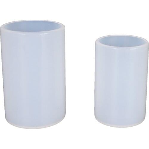 Cylinder Silicone Mold for Candle Wax Handmade Mold Succulents Small Craft Flower Planter Concrete Cement Clay Pot Mold