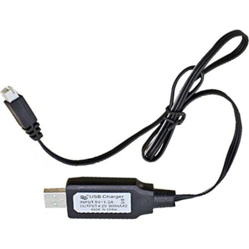 For HUINA 580 USB Lipo Charging Cable for 1/14 23 Channel Alloy Engineering Transporter Accessories
