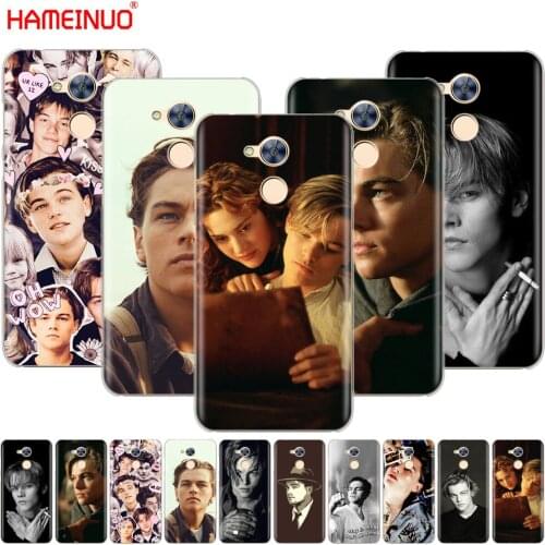 HAMEINUO Leonardo Dicaprio Cover phone Case for Huawei Honor 10 V10 4A 5A 6A 7A 6C 6X 7X 8 9 LITE