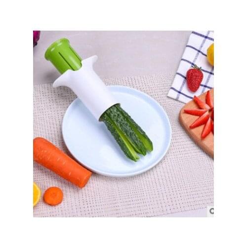 Creative Chopping Knife Fruit Kitchen Cucumber Carrot Divider Divider Kitchen Gadget Accessories cooking accessories