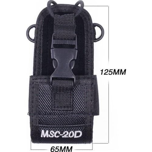 MSC-20D Nylon Multi-Function Pouch Bag Holster Carry Case for BaoFeng UV-5R BF-888S UV-82 TYT Mototrola Walkie Talkie