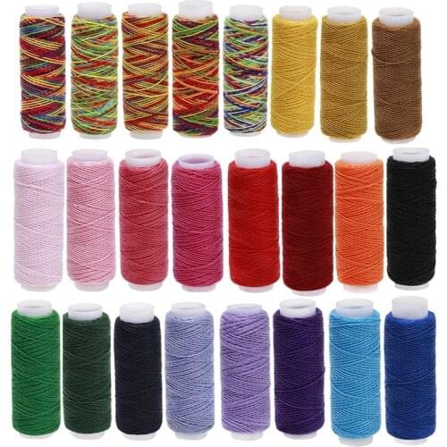 Nonvor High Quality Durable Sewing Knitting Thread Reel for Hand Stitching Machine Finest Polyester Waxed Thread Quilting Tools