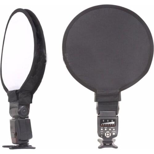 2020 new 40Cm Round Universal Portable Speedlight Softbox Flash Diffuser On-Top Soft Box For Camera