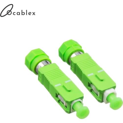 5pcs/lot Singlemode FC-SC Fiber Optical Adapter FC Female to SC APC Male Fiber Optic AdapterHigh quality