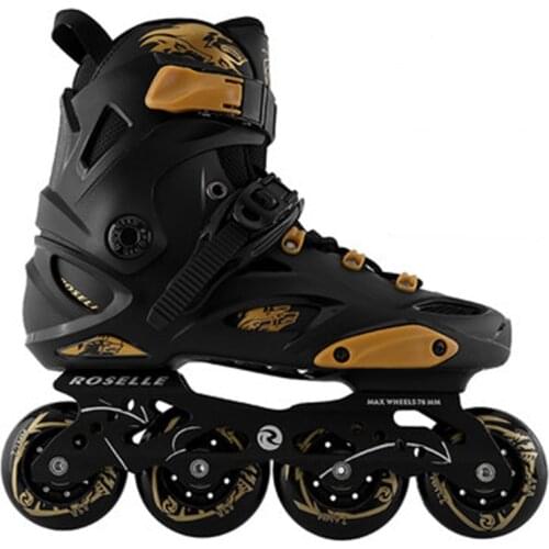Original ROSELLE Inline Roller Skates Adult Kids Beginners Skating Shoes 4 Wheels Patines