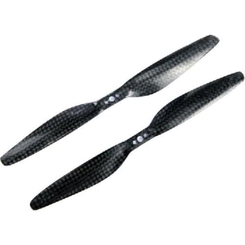 7 x 3 inch 3-hole Direct Mounting 3K Carbon Fiber Propeller Set (one CW, one CCW) for RC Multicopter Free Shipping