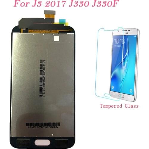 Test LCD Screen For Samsung Galaxy J3 2017 J330 J330F J330G Touch Screen Digitizer LCD Display Brightness For Samsung J3 J330F