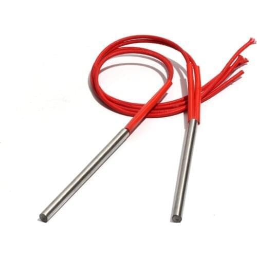 10PCS 9mm 80~95mm 201SUS Tubular Cartridge Heater 110V/220V/380V Electric Heating Pipe 180/190/200/210W Resistance Element