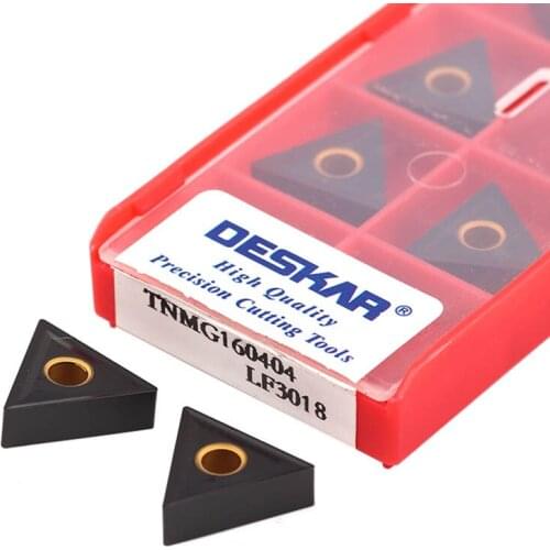 10pcs TNMG160404 TNMG160408 TNMG160404 LF3018 Carbide inserts CNC turning cutter Turning insert Lathe tool Special for cast iron