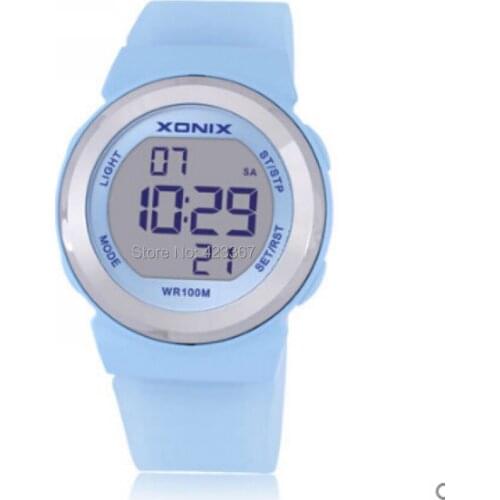Women Sports Watch Digital Led Lighting Waterproof 100m Lady Sports Watch Swimming Diver Watch Girl Outdoor Watch