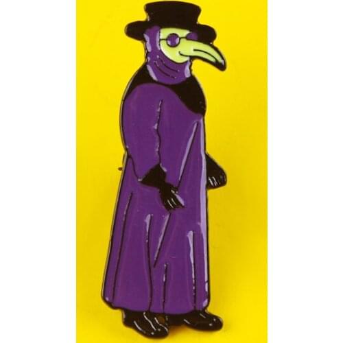 Punk Pin Badges Doctor Bird Anime Decoration Brooches Clothes Lapel Pin Icons Jewelry Gift Metal Brooch Accessories Badges Icons