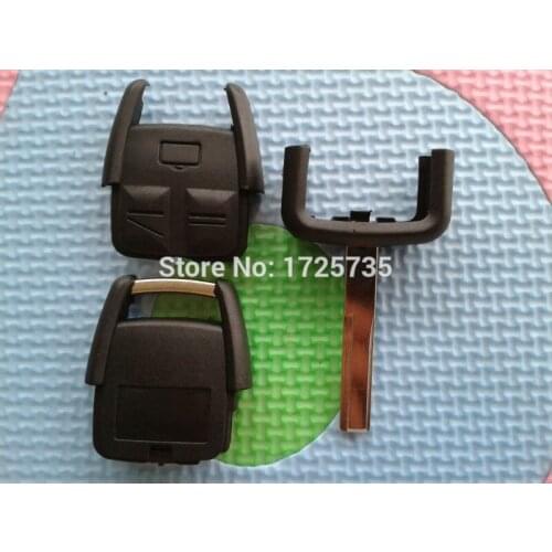 1Pcs New Replacement Key Case For Opel Vauxhall Vectra Astra Zafira 3 Buttons Remote Fob Shell Blank Blade HU43 Car Accessories
