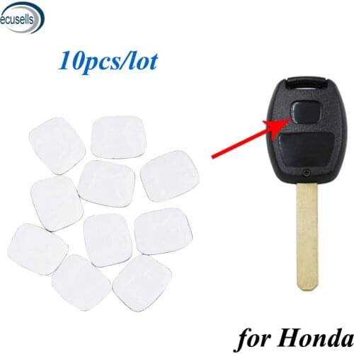 10pcs/lot, Oval Sticker Remote Car Key Emblem Logo Replacement for Honda Remote Key